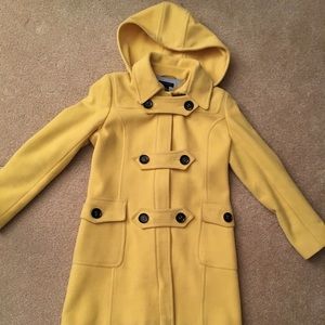 Tommy Hilfiger Women’s Size Small Yellow Pea Coat